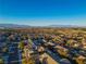 Aerial view of neighborhood and city skyline at 2771 Fort Myer Ave, Henderson, NV 89052