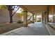 Covered patio with flagstone flooring and backyard access at 2771 Fort Myer Ave, Henderson, NV 89052