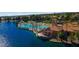 Aerial view of lake community with resort style pool at 3150 Soft Breezes Dr # 2025, Las Vegas, NV 89128