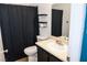 Clean bathroom with shower/tub combo, toilet and vanity at 3150 Soft Breezes Dr # 2025, Las Vegas, NV 89128