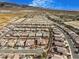Scenic aerial shot of a residential area with mountain views, nearby open land, and community planning at 4331 Via Gallo Ct # 1, Pahrump, NV 89061
