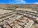 High angle view of a well-maintained neighborhood with desert landscape and picturesque mountain backdrop at 4331 Via Gallo Ct # 1, Pahrump, NV 89061