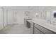 Large bathroom with double sinks and a large mirror at 4331 Via Gallo Ct # 1, Pahrump, NV 89061
