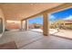 Spacious covered patio offering an excellent view of the private backyard at 4331 Via Gallo Ct # 1, Pahrump, NV 89061