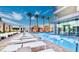 Resort-style pool with plenty of lounge chairs and cabanas at 4381 W Flamingo Rd # 8304, Las Vegas, NV 89103