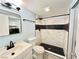 Updated bathroom with a walk-in shower and modern vanity at 601 Cabrillo Cir # 1293, Henderson, NV 89015