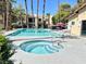 Community pool and spa for residents' enjoyment at 601 Cabrillo Cir # 1293, Henderson, NV 89015