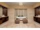 Luxurious bathroom with double vanities, soaking tub, and symmetrical design create a serene retreat at 641 Saint Croix St, Henderson, NV 89012