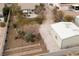 Beautiful backyard featuring a detached garage and gazebo with seating at 6908 Bienville St, Las Vegas, NV 89131