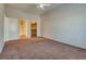 Primary bedroom with double door closet and access to bathroom at 8805 Jeffreys St # 1115, Las Vegas, NV 89123