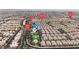 Community view highlighting the community pool, park, and nearby streets at 9323 Leaping Deer Pl # 102, Las Vegas, NV 89178
