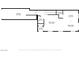 First floor floorplan featuring living room, kitchen, garage, bathroom, and foyer at 9323 Leaping Deer Pl # 102, Las Vegas, NV 89178