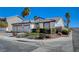 Beautiful single-story home featuring a three-car garage and well-maintained landscaping at 11268 Lavandou Dr, Las Vegas, NV 89141