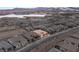 Aerial view of the property and surrounding neighborhood at 144 Stone Mesa Ct, Henderson, NV 89011