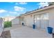 Private patio with concrete flooring, potted plants, and access to the interior at 2136 Chertsey Dr # A, Las Vegas, NV 89108