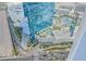 High-rise view shows palm trees and landscaping at 2700 Las Vegas Blvd # 3105, Las Vegas, NV 89109