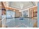 Lobby with shiny floors, chandelier, art and access to elevators at 2700 Las Vegas Blvd # 3105, Las Vegas, NV 89109