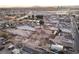 Aerial view of vacant land with city view in background at 3759 Glen Ave, Las Vegas, NV 89121