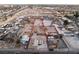 Aerial view showcasing property land and the surrounding neighborhood at 3759 Glen Ave, Las Vegas, NV 89121