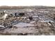 Aerial view of vacant land with city views in the background at 3759 Glen Ave, Las Vegas, NV 89121