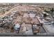 Aerial view of vacant land and nearby buildings at 3759 Glen Ave, Las Vegas, NV 89121