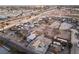 Aerial view showing vacant land and surrounding businesses at 3759 Glen Ave, Las Vegas, NV 89121