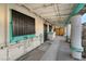 Patio with support pillars, concrete floor, and view of the yard at 3759 Glen Ave, Las Vegas, NV 89121