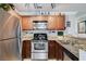 Well-equipped kitchen featuring stainless steel appliances and granite countertops at 4050 Pacific Harbors Dr # 201, Las Vegas, NV 89121