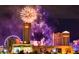 Night view of fireworks over Caesars Palace and the High Roller at 4200 S Valley View Blvd # 2081, Las Vegas, NV 89103