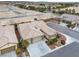 Aerial view of a residential home with a two-car garage at 4356 La Romita St # 2, Pahrump, NV 89061