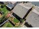 Aerial view of backyard with patio furniture at 448 Bright Moon Ave, North Las Vegas, NV 89084