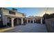 Large backyard with covered patio, basketball court, and ample space for outdoor activities and entertaining at 6296 Peach Orchard Rd, Las Vegas, NV 89142