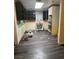 Kitchen undergoing renovation with new flooring at 725 Concrete Ct, Las Vegas, NV 89110