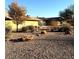 Desert landscaping surrounds this single-story home at 7415 Constantinople Ave, Las Vegas, NV 89129