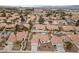 Aerial view showing house, solar panels, and neighborhood at 8212 Bolingbrook Ave, Las Vegas, NV 89149