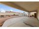 Covered patio with concrete flooring and view of the pool at 8212 Bolingbrook Ave, Las Vegas, NV 89149