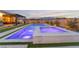 Stunning pool and spa with LED lighting and a tranquil ambiance at 8750 Lutts St, Las Vegas, NV 89131