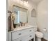 Modern bathroom with white vanity and updated fixtures at 947 Cantabria Heights Ave, Las Vegas, NV 89183