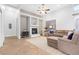 Inviting living room with fireplace, comfortable seating, and ample natural light at 99 Teton Pines Dr, Henderson, NV 89074