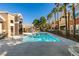 Inviting community pool with surrounding patio at , Las Vegas, NV 89147