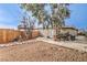 Backyard view showing patio, grill, and tree at 108 S Mallard St, Las Vegas, NV 89107