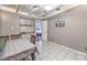 Dining area with table, chairs, and built-in shelving at 108 S Mallard St, Las Vegas, NV 89107