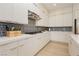 Modern kitchen with stainless steel range and patterned backsplash at 11700 Belorado Ave, Las Vegas, NV 89138