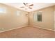 Bedroom with carpet, ceiling fan, and natural lighting at 1172 Via Della Costrella, Henderson, NV 89011