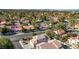 Aerial view of neighborhood with surrounding homes at 1812 Dalton Dr, Henderson, NV 89014