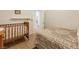 Charming bedroom with crib and built-in shelving at 1812 Dalton Dr, Henderson, NV 89014