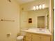 Full bathroom with vanity, toilet and shower at 1830 N Buffalo Dr # 1007, Las Vegas, NV 89128