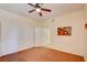 Bright bedroom with carpet flooring and mirrored closet doors at 1830 N Buffalo Dr # 1007, Las Vegas, NV 89128