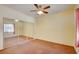 Bedroom with mirrored closet doors and carpet flooring at 1830 N Buffalo Dr # 1007, Las Vegas, NV 89128