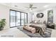 Main bedroom with sliding doors leading to a private courtyard at 2272 Horizon Light Ct, Henderson, NV 89052